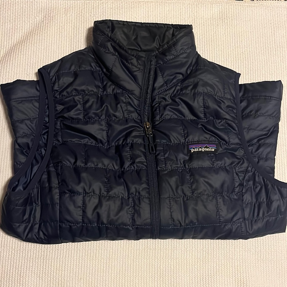 Patagonia Nano Puff Vest, Navy, Women’s Small